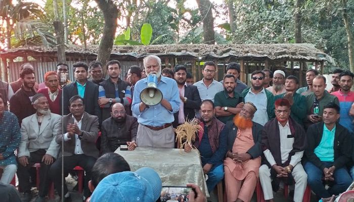 ময়মনসিংহের গৌরীপুরে ধানের শীষের প্রার্থীর গণসংযোগ