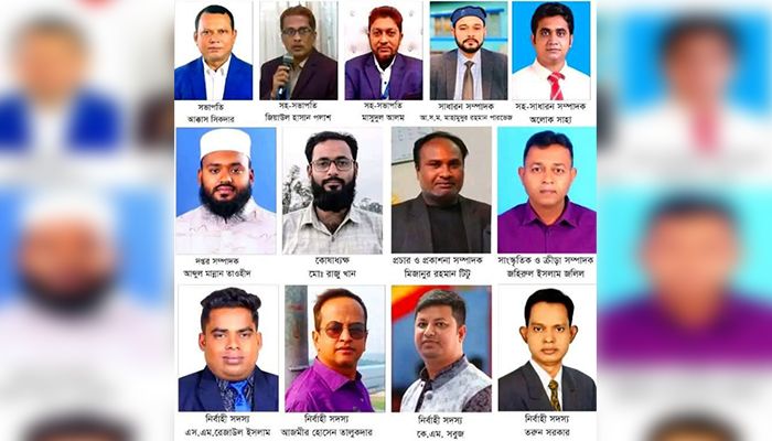 ঝালকাঠি প্রেস ক্লাবের সভাপতি আক্কাস ও সম্পাদক পারভেজ