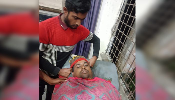 আসামি পুলিশের ভয় পেয়ে অজ্ঞান