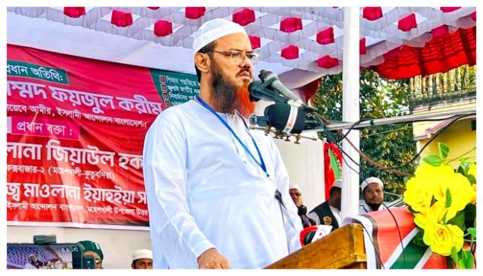 দুর্নীতিতে চ্যাম্পিয়ন হওয়া দলের কাছে দেশ কখনোই নিরাপদ নয়: চরমোনাই পীর