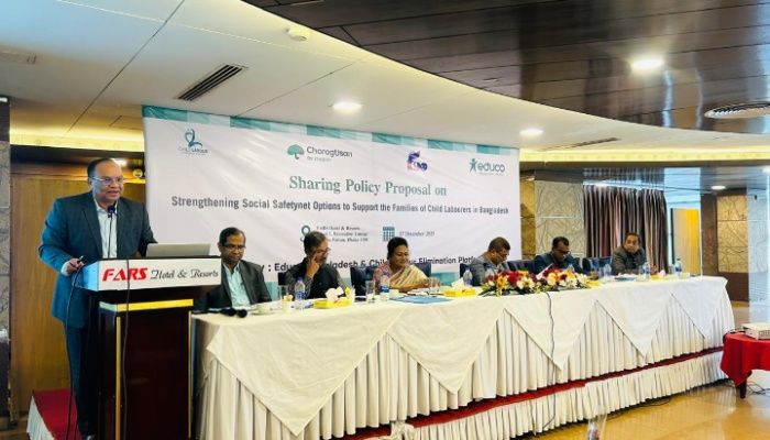 শিশুশ্রম প্রতিরোধে সামাজিক সুরক্ষা ব্যবস্থা জোরদারের আহ্বান