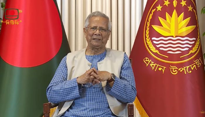 জাতির উদ্দেশে ভাষণে যা বললেন প্রধান উপদেষ্টা