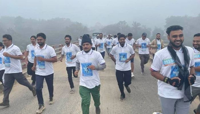 রাঙ্গুনিয়ায় ‘শান্তির পথে’ ম্যারাথন 