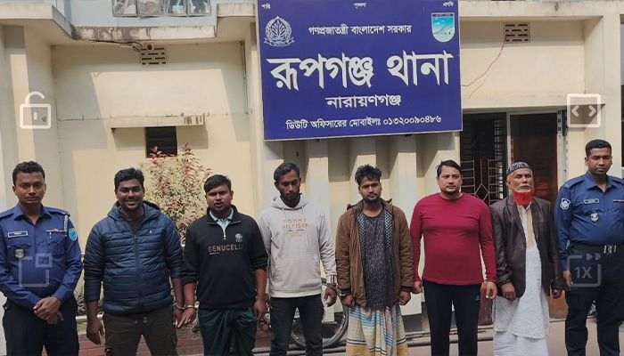 রূপগঞ্জে অপারেশন ডেভিল হান্ট ফেজ-২ অভিযানে গ্রেপ্তার ৬