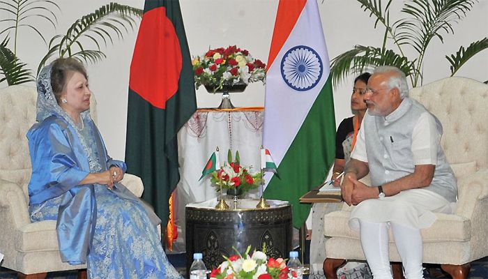 খালেদা জিয়া ও নরেন্দ্র মোদি। ছবি : সংগৃহীত