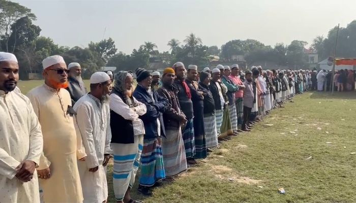 নবীনগরে খালেদা জিয়ার গায়েবানা জানাজা ও দোয়া মাহফিল