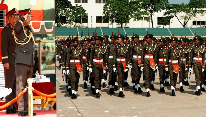 বাংলাদেশ মিলিটারি একাডেমিতে রাষ্ট্রপতি কুচকাওয়াজ অনুষ্ঠিত