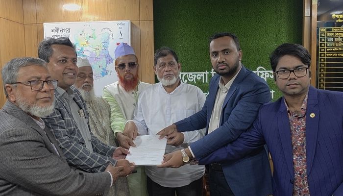 ব্রাহ্মণবাড়িয়া-৫ আসনে মনোনয়নপত্র সংগ্রহ করলেন কাজী তাপস