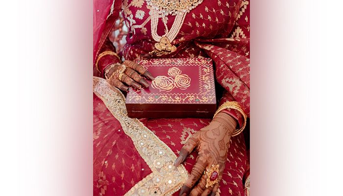শাড়ি ও ব্যাগের যুগলবন্দি 