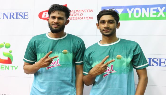 দ্বৈতের শেষ ষোলোতে বাংলাদেশের রিয়াদুল-তনয়