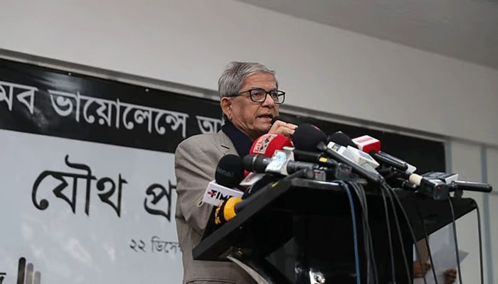 আজকে শুধু ডেইলি স্টার কিংবা প্রথম আলো নয়, গণতন্ত্রের ওপর আঘাত এসেছে: মির্জা ফখরুল