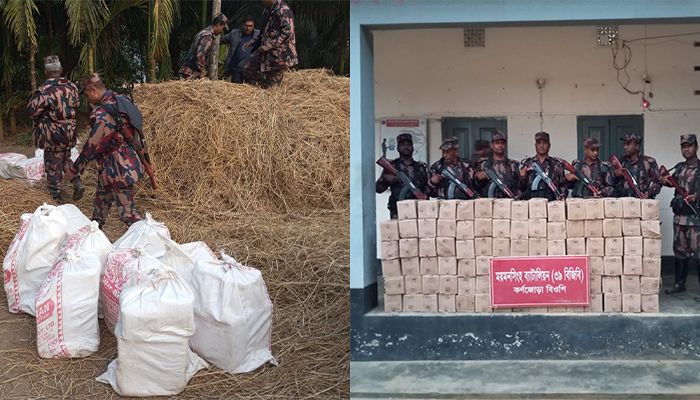 খড়ের গাদায় মিলল সাড়ে ৬ হাজার পিস ভারতীয় সাবান 