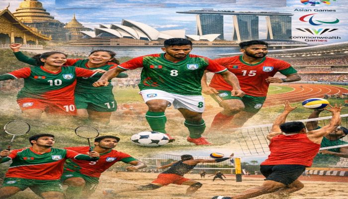 নতুন বছরে লাল-সবুজের ক্রীড়াযাত্রা