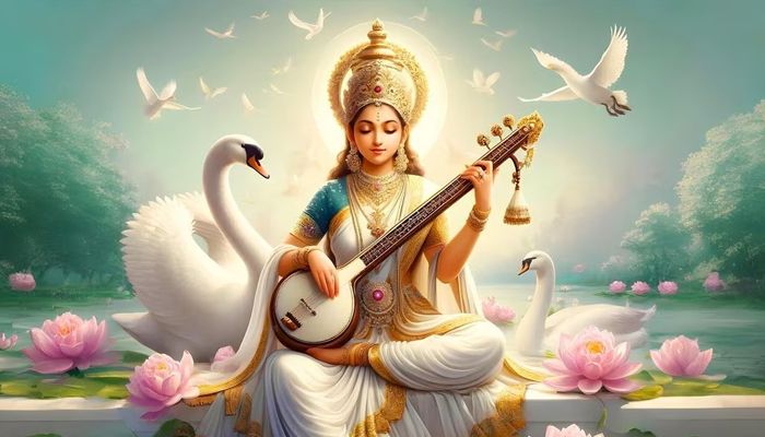 জ্ঞানের দেবী সরস্বতী