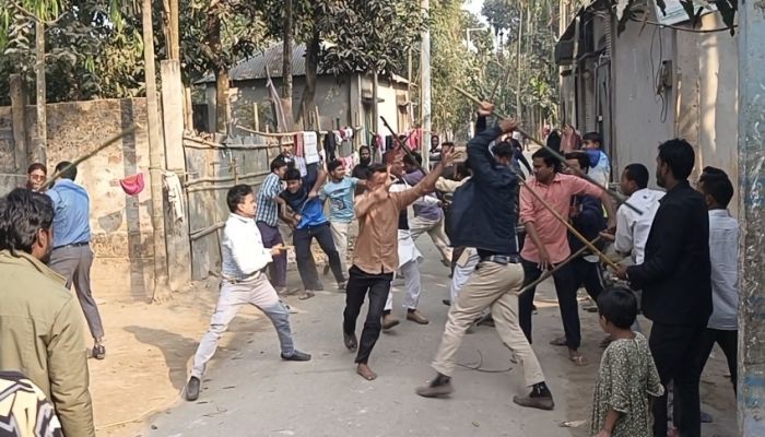 লালমনিরহাটে বিএনপি-জামায়াতের সংঘর্ষ, আহত ১৫