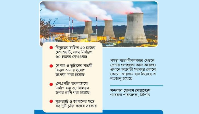 জনমত ছাড়াই জ্বালানি-বিদ্যুৎ মহাপরিকল্পনা 
