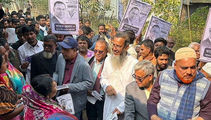 বগুড়া-৬ আসনে তারেক রহমানের পক্ষে আনুষ্ঠানিক প্রচার শুরু