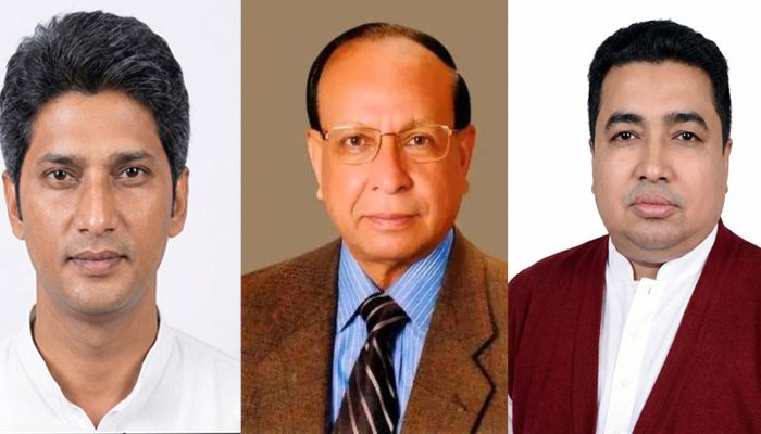 জোনায়েদ সাকি, আব্দুল খালেক ও মেহেদী হাসান। ছবি: কোলাজ