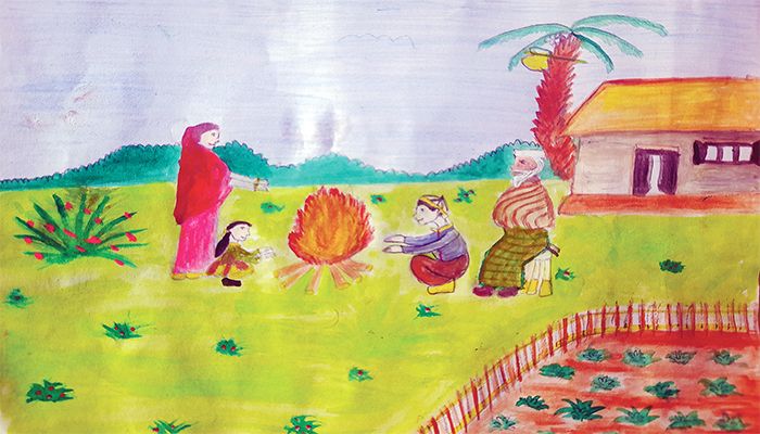 মাঘের শীতে 