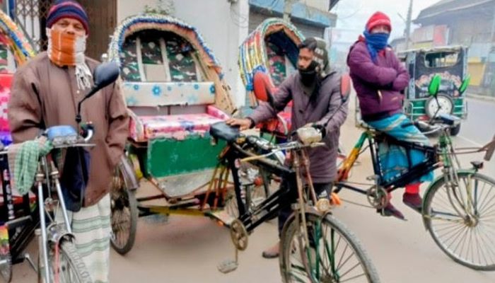 নীলফামারীতে তাপমাত্রা ৯.৪ ডিগ্রি, শীতে নাজেহাল জনজীবন