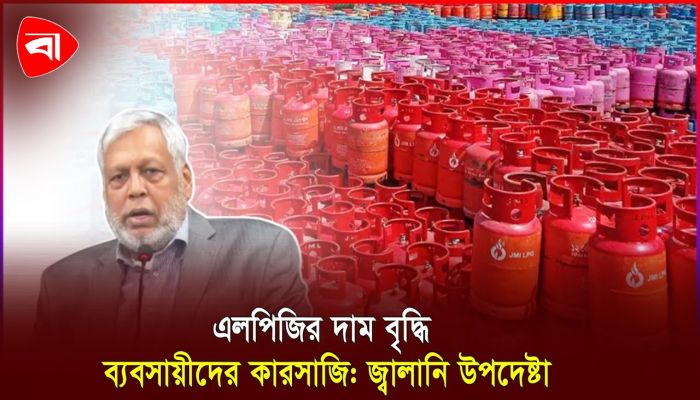 এলপিজির দাম বৃদ্ধি ব্যবসায়ীদের কারসাজি: জ্বালানি উপদেষ্টা 