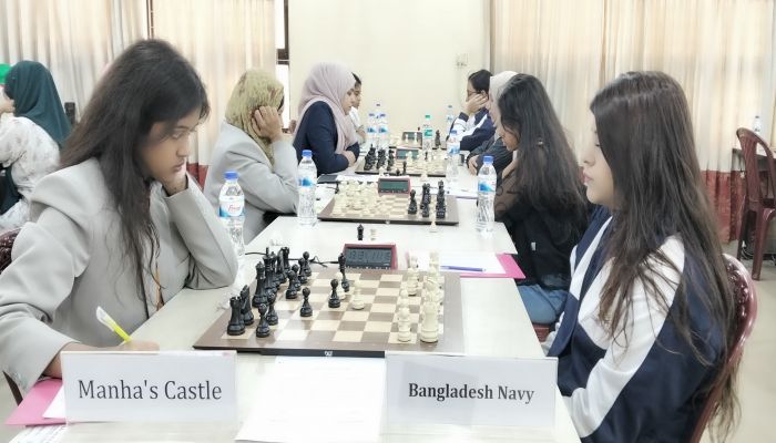  মহিলা দাবা লিগে এখনও যুগ্মভাবে শীর্ষে আনসার-নৌবাহিনী