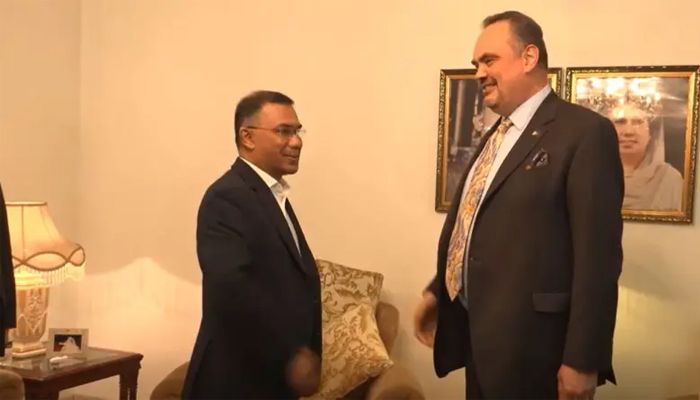 বিএনপি চেয়ারম্যানের সঙ্গে যুক্তরাষ্ট্রের রাষ্ট্রদূতের সৌজন্য সাক্ষাৎ