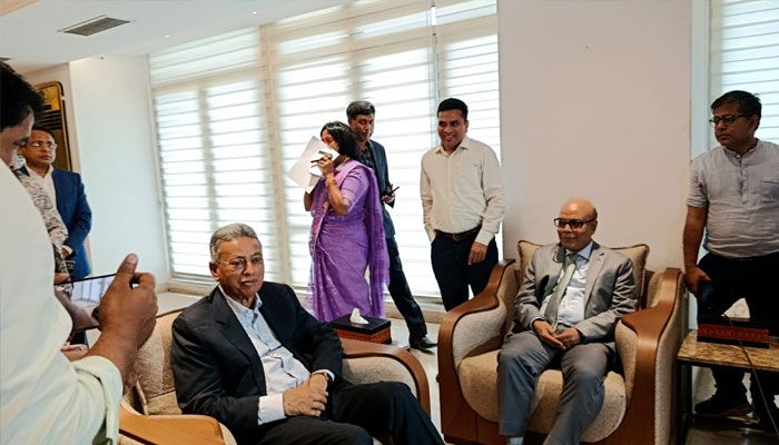 বাংলাদেশর নতুন অর্থমন্ত্রী আমীর খসরু মাহমুদ চৌধুরী। ছবি: প্রতিদিনের বাংলাদেশ