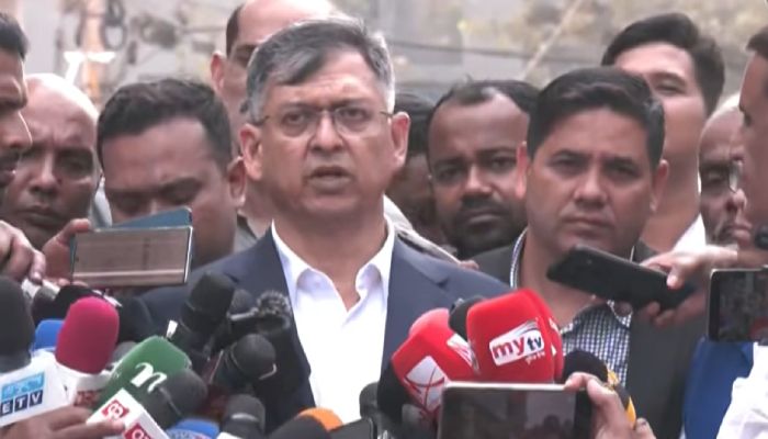 পুলিশের শীর্ষ পর্যায়ে কিছু পরিবর্তন আসার আভাস দিয়েছেন স্বরাষ্ট্রমন্ত্রী সালাহউদ্দিন আহমেদ। ছবি: ভিডিও থেকে 