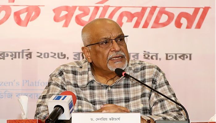অন্তর্বর্তী সরকার ঋণ পরিস্থিতি নাজুক অবস্থায় রেখে গেছে : দেবপ্রিয় 