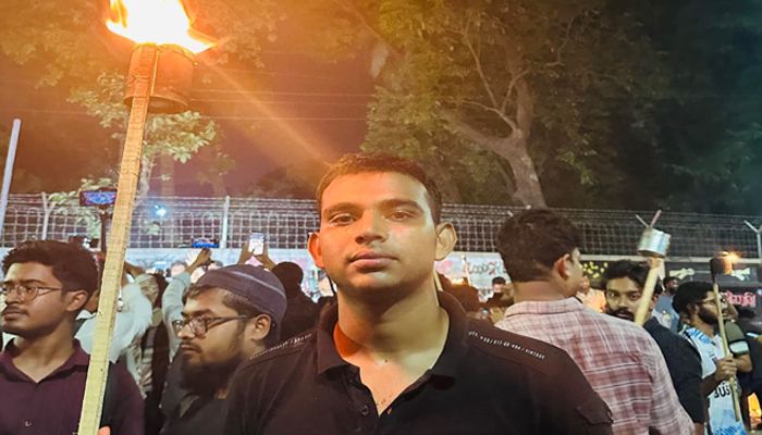 ছাত্রদল নেতা মো. মাহদিজ্জামান জ্যোতি। ছবি: সংগৃহীত