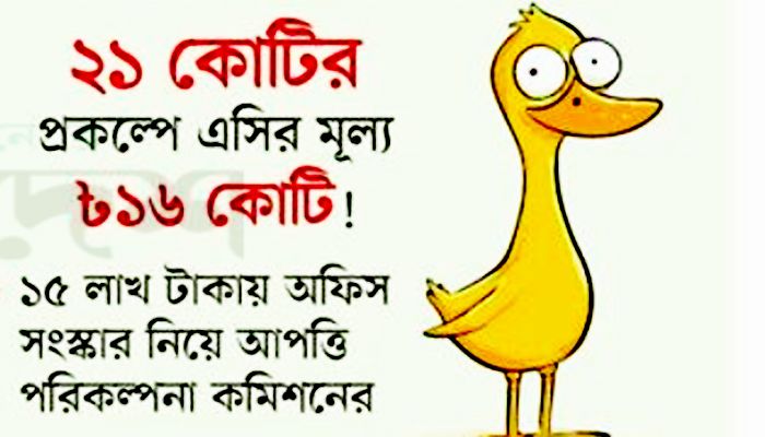 হাঁস পালা হবে বরিশালে, এসি লাগবে ঢাকায়!