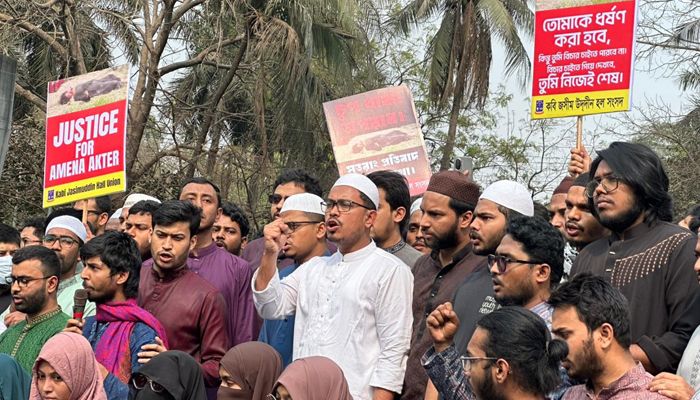 কেউ হাসিনা হলে, আমরা আবু সাইদ হয়ে রুখে দেবো: ডাকসু ভিপি