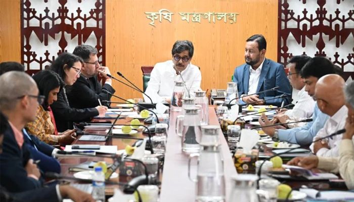 কৃষিমন্ত্রীর সঙ্গে বিশ্বব্যাংকের প্রতিনিধিদলের সাক্ষাৎ