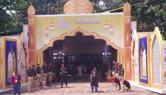 জাতীয় ঈদগাহে সকাল সাড়ে ৮টায় ঈদের প্রধান জামাত