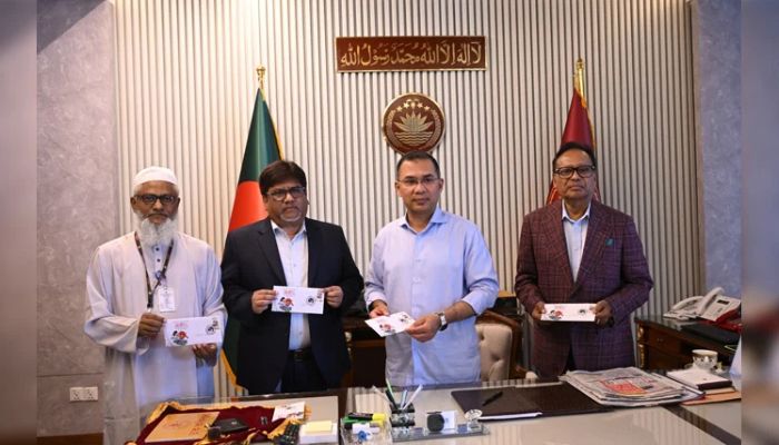স্বাধীনতা দিবস উপলক্ষে স্মারক ডাকটিকিট ও বিশেষ সিলমোহর উদ্বোধন