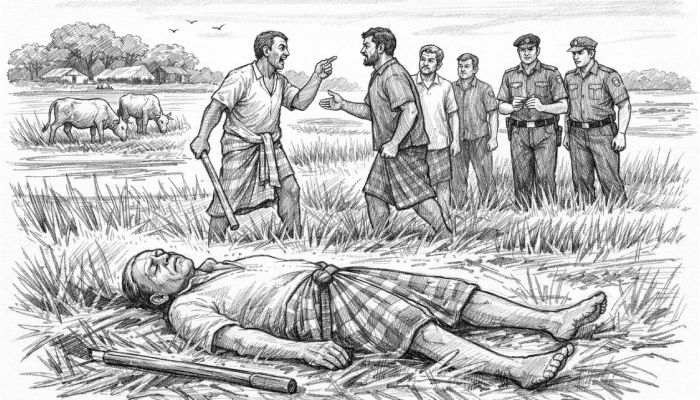 নেত্রকোনায় গরুর ধান খাওয়াকে কেন্দ্র করে কৃষককে পিটিয়ে হত্যা
