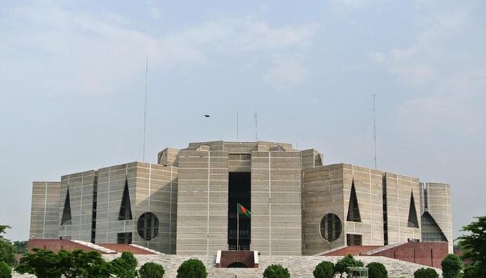 জাতীয় সংসদ ভবন। ছবি: বাসস