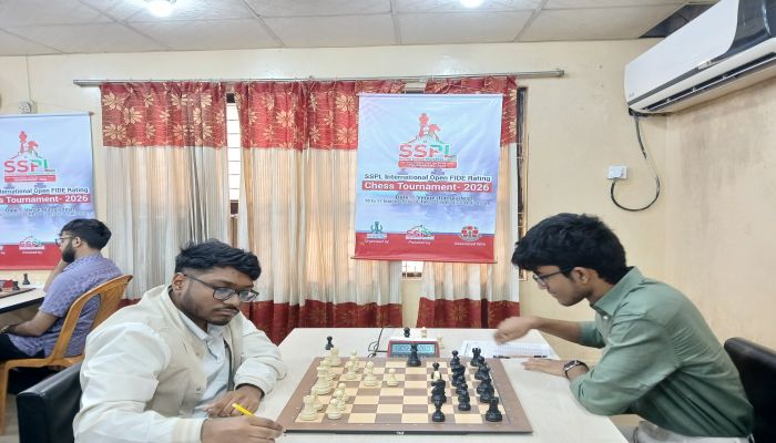 এসএসপিএল আন্তর্জাতিক দাবায় ফাহাদ-সুব্রত শীর্ষে
