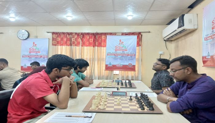 এসএসপিএল আন্তর্জাতিক দাবার শীর্ষে পাঁচ দাবাড়ু