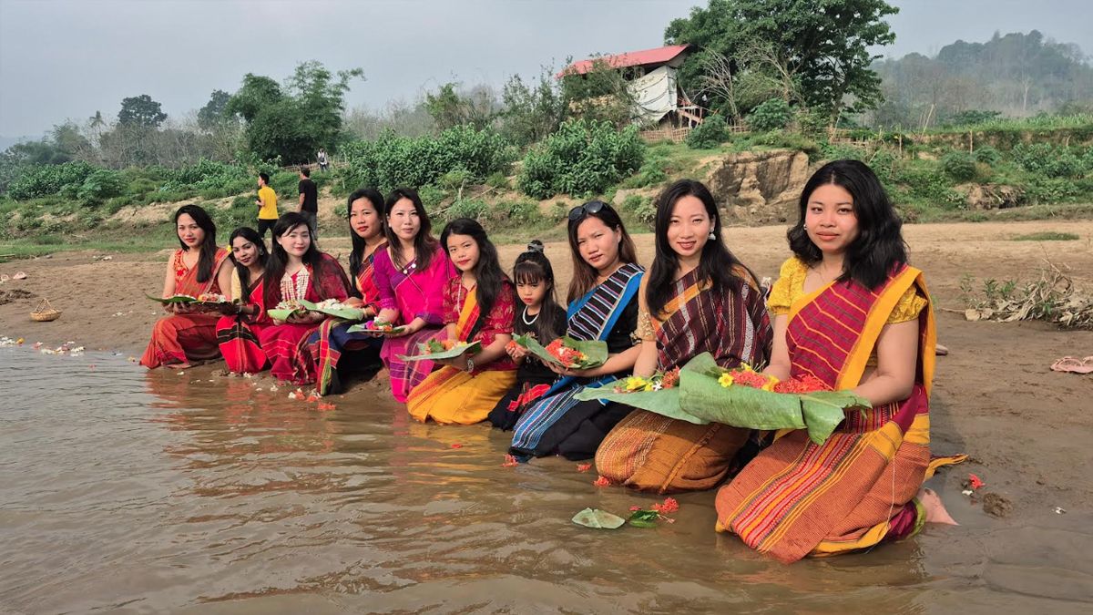 ফুল বিজুর রঙে রঙিন খাগড়াছড়ি  