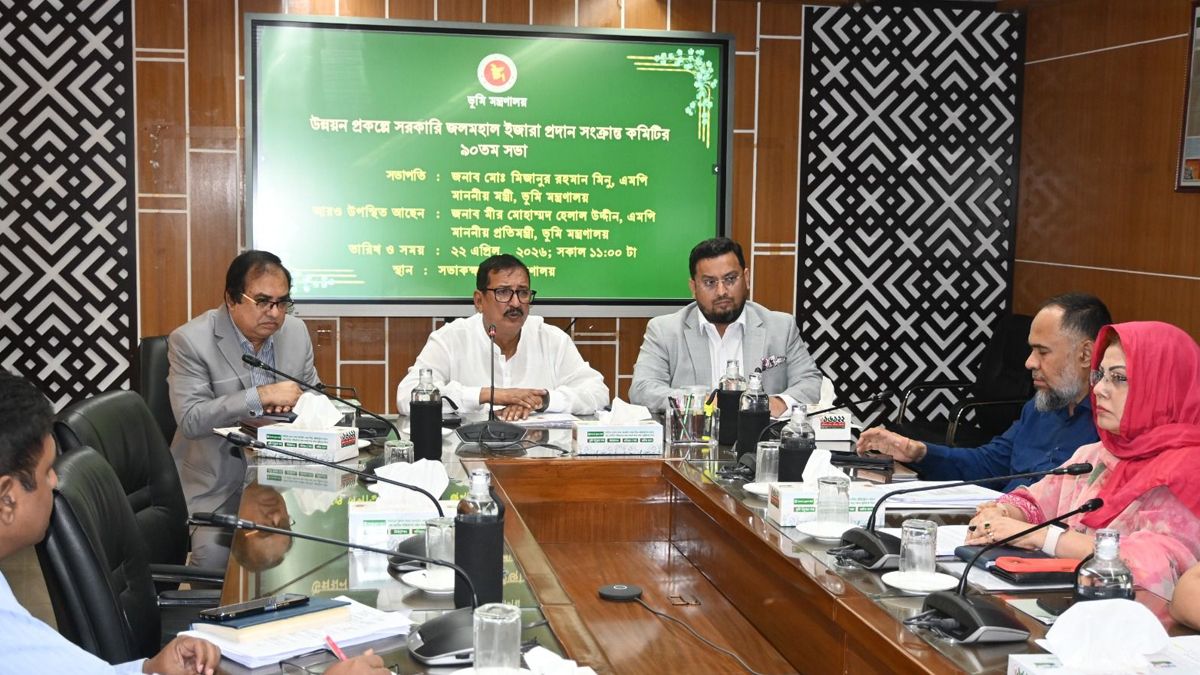 ‘জাল যার জলা তার’ নীতিতে বিশ্বাসী সরকার: ভূমিমন্ত্রী