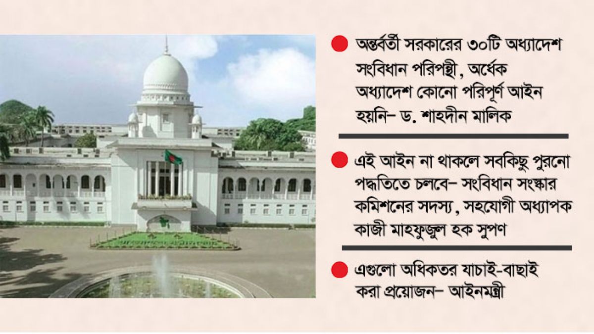 বাতিল দুই অধ্যাদেশ ঘিরে জমেছে বিতর্ক