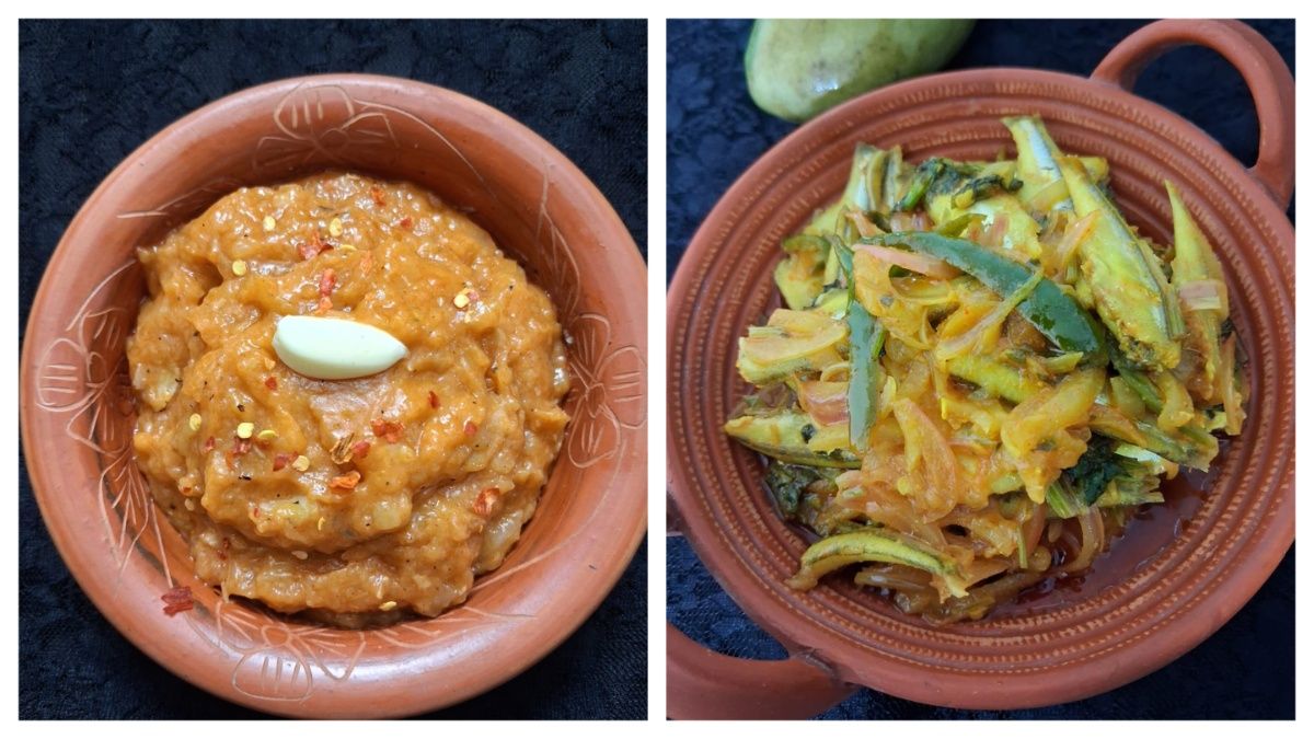 কাঁচা আমে খানা 