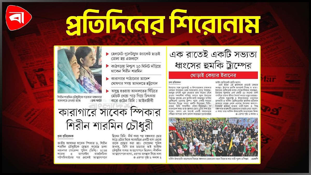 প্রতিদিনের শিরোনাম
