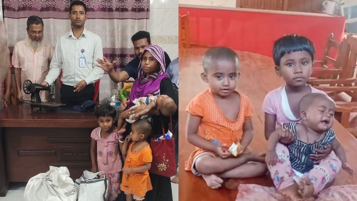 সন্তানদের ফেলে যাওয়ার পর ভাইরাল, অসহায় পরিবারের পাশে প্রশাসন