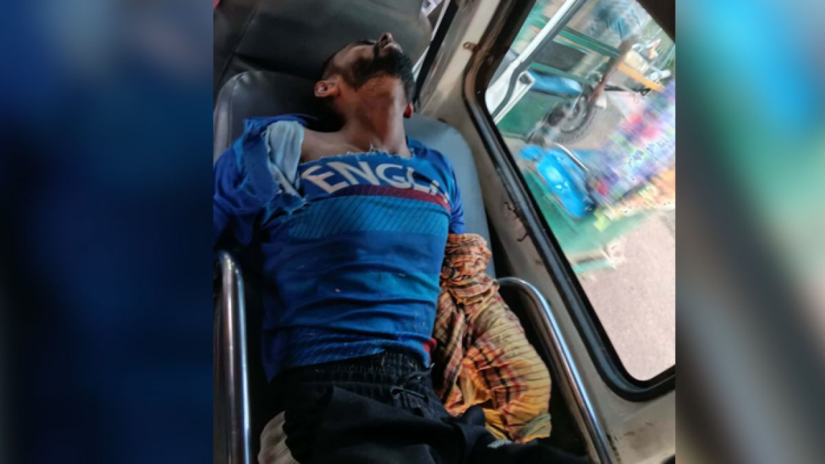 ধান মাড়াই মেশিনে শ্রমিকের কব্জি বিচ্ছিন্ন