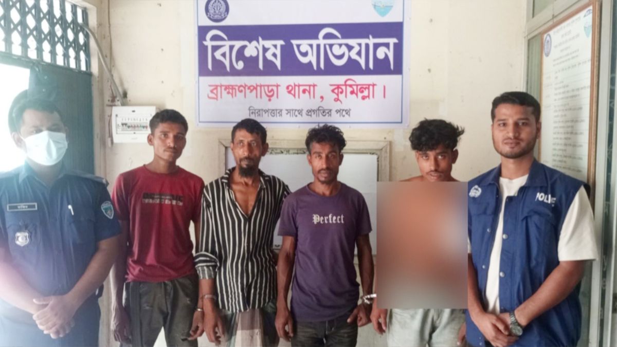 কুমিল্লায় ৪ মাদকসেবীর ৬ মাস কারাদণ্ড