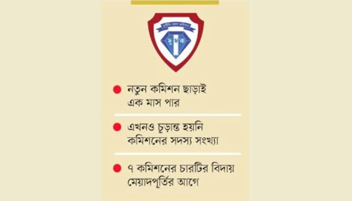 নির্বাহীশূন্য দুদকে স্থবিরতা