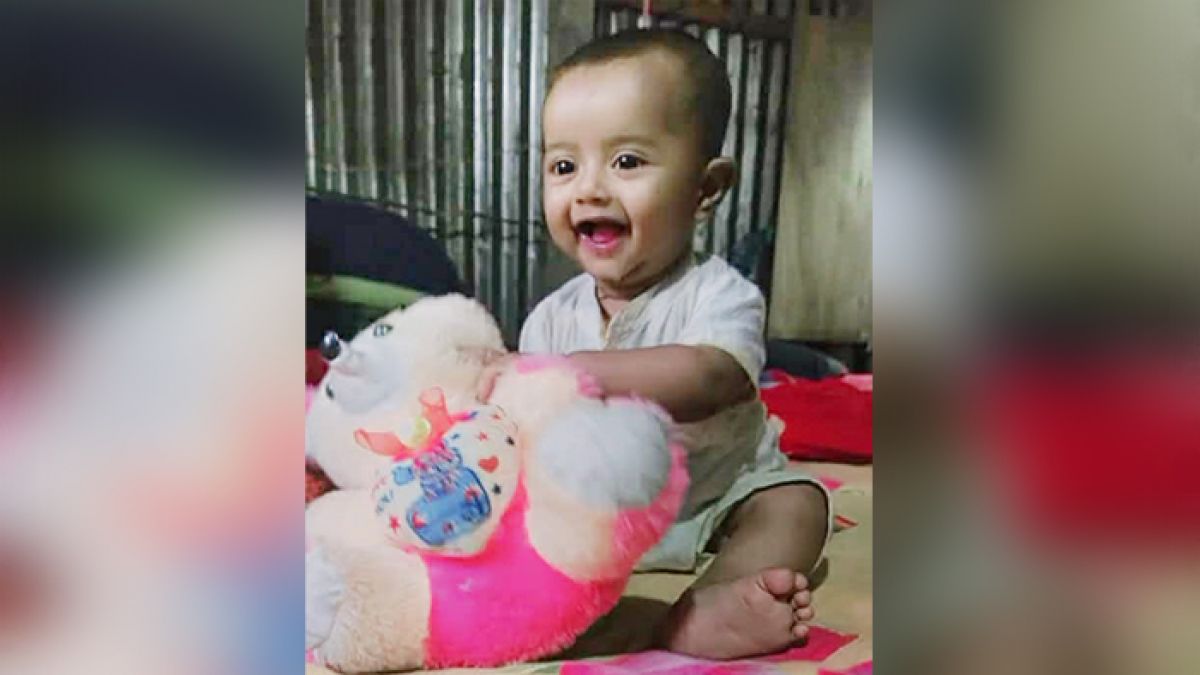 ৭ মাসের সন্তানকে ডোবায় ফেলে হত্যার অভিযোগ বাবার বিরুদ্ধে